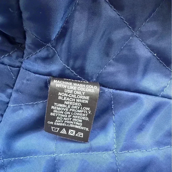 Nautica‎ Double Breasted Peacoat Full Zip Little Girls’ Size 4 Blue/Red Striped - Picture 8 of 9